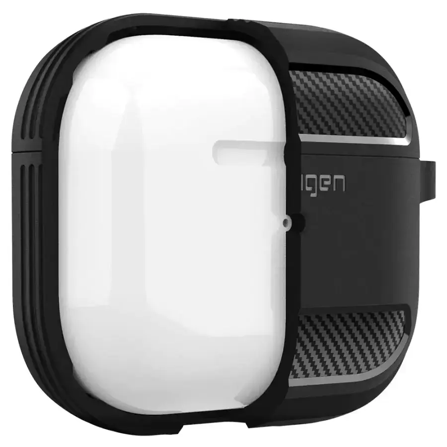Чехол Spigen Rugged Armor case for AirPods 3 - Matte Black (ASD01978)