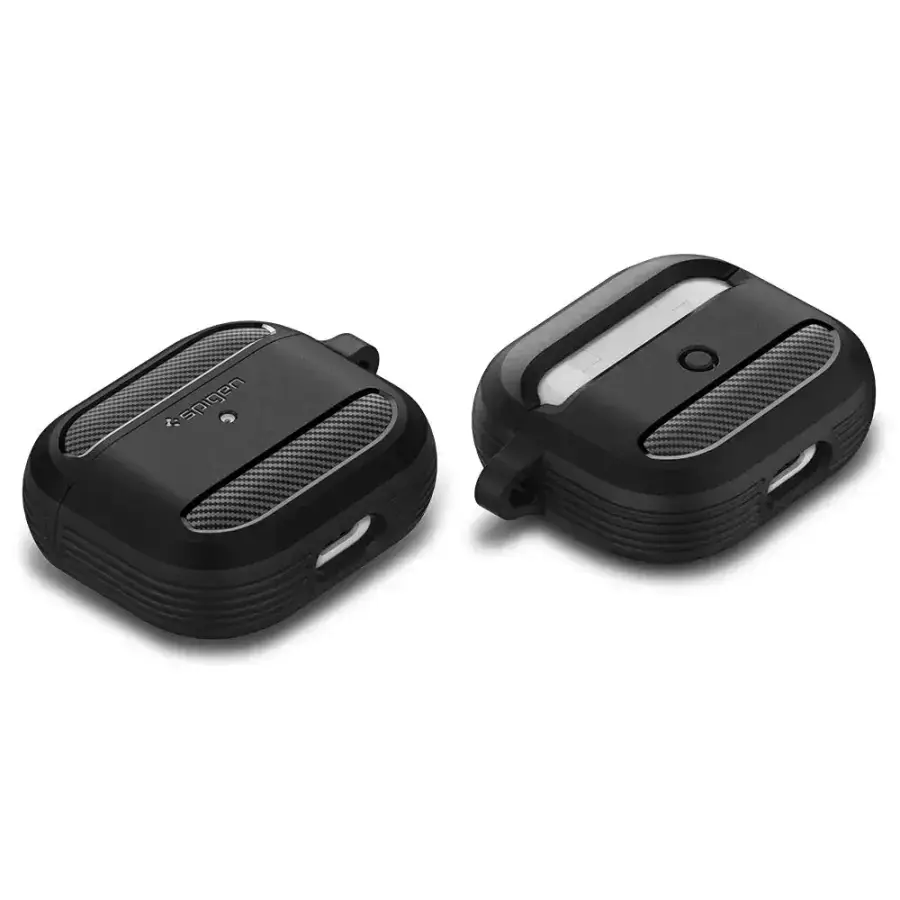 Чехол Spigen Rugged Armor case for AirPods 3 - Matte Black (ASD01978)