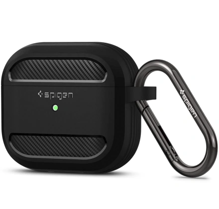 Чехол Spigen Rugged Armor case for AirPods 3 - Matte Black (ASD01978)