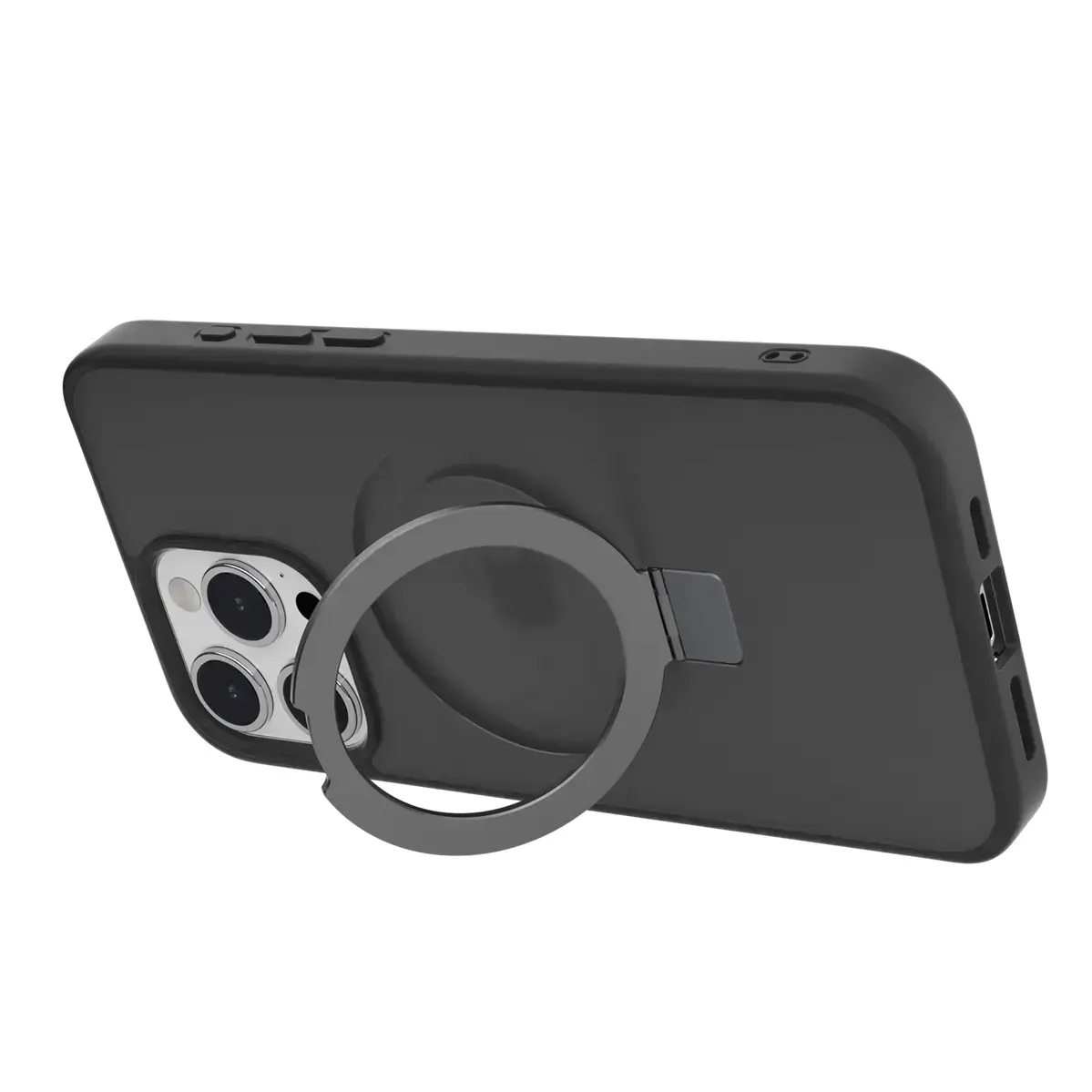 Чехол SwitchEasy MagStand M (MagSafe) StandGuard Protective case for iPhone 15 Pro Max - Black (SPH57P171BK23)