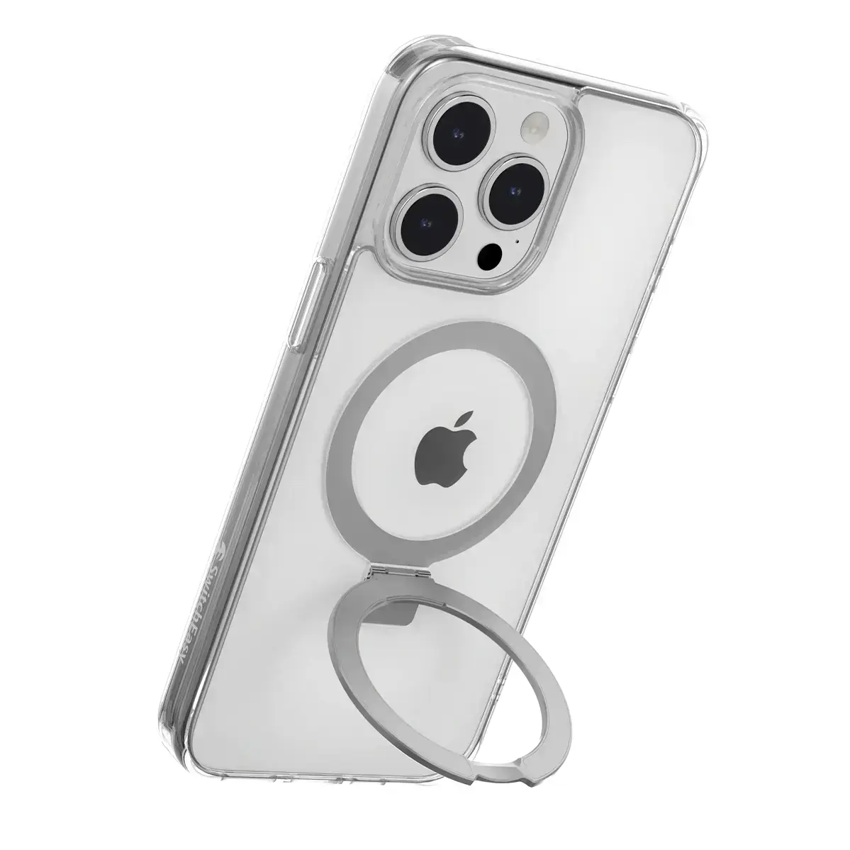 Чехол SwitchEasy MagStand M (MagSafe) StandGuard Protective case for iPhone 15 Pro Max - Transparent (SPH57P173TR23)