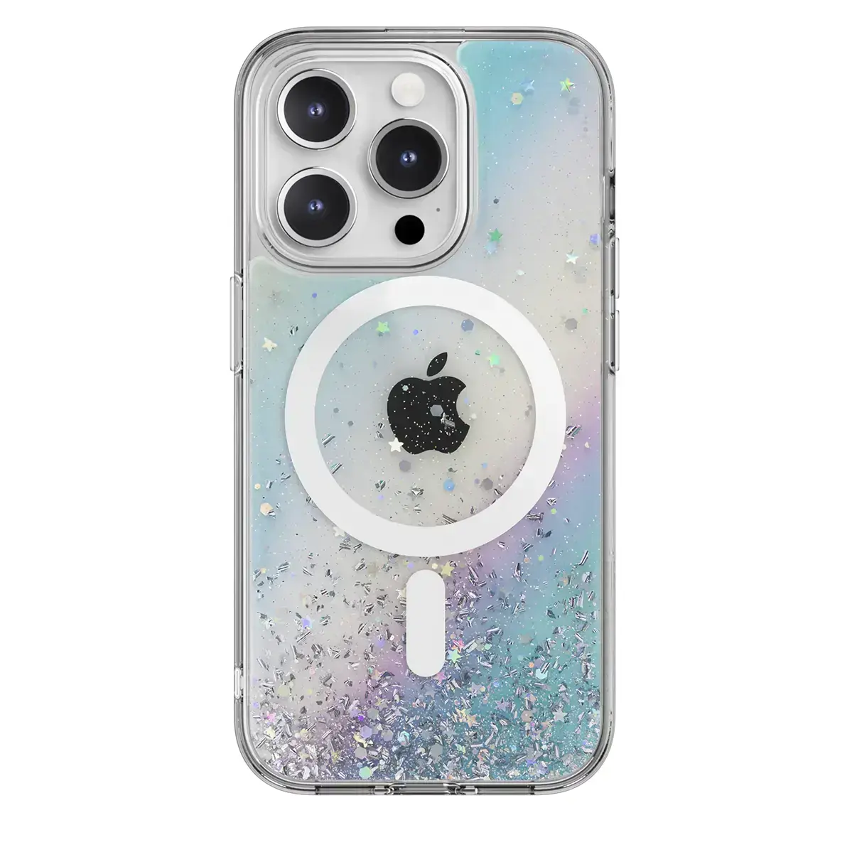 Чохол SwitchEasy Starfield M 3D Glitter Resin case with MagSafe for iPhone 15 Pro - Galaxy (SPH56P021GL23)