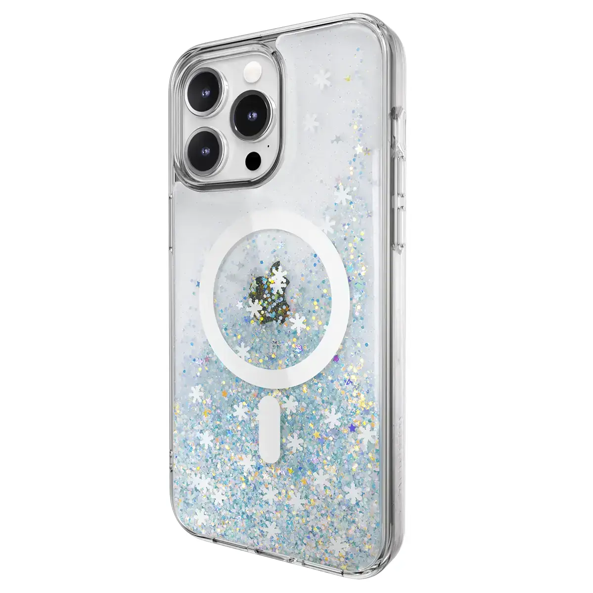 Чехол SwitchEasy Starfield M 3D Glitter Resin case with MagSafe for iPhone 15 Pro Max - Frozen (SPH57P021FZ23)