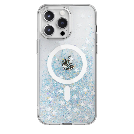 Чохол SwitchEasy Starfield M 3D Glitter Resin case with MagSafe for iPhone 15 Pro Max - Frozen (SPH57P021FZ23)