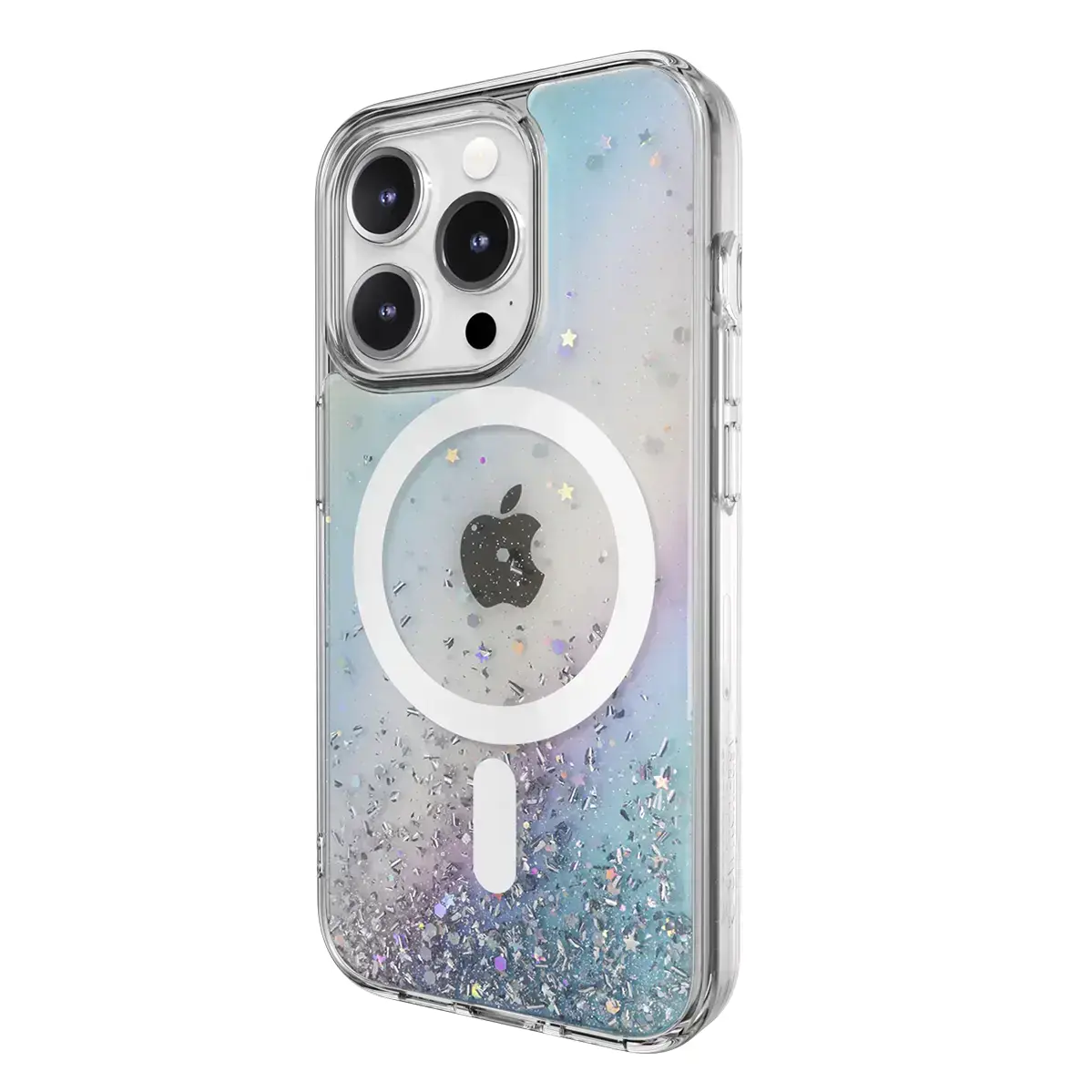 Чохол SwitchEasy Starfield M 3D Glitter Resin case with MagSafe for iPhone 15 Pro Max - Galaxy (SPH57P021GL23)