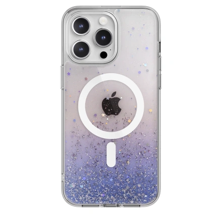 Чохол SwitchEasy Starfield M 3D Glitter Resin case with MagSafe for iPhone 15 Pro Max - Twilight (SPH57P021TL23)