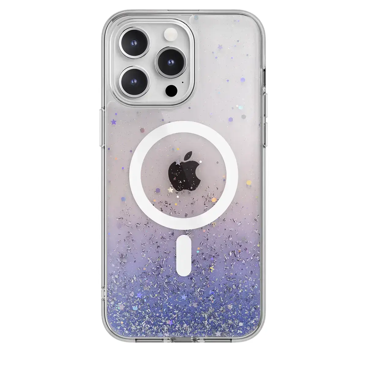 Чехол SwitchEasy Starfield M 3D Glitter Resin case with MagSafe for iPhone 15 Pro Max - Twilight (SPH57P021TL23)