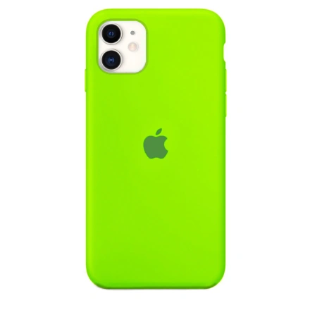 Чехол Apple iPhone 11 Silicone Case Lux Copy - Juicy Green (MWYV2)