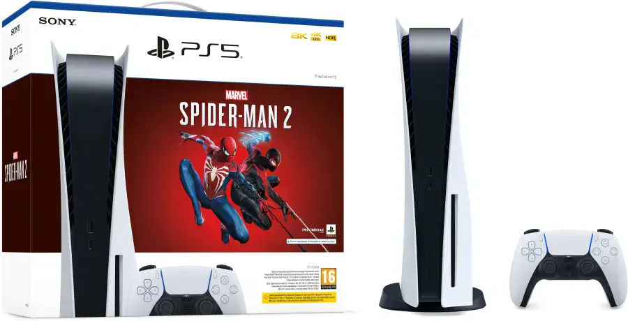 Ігрова консоль Sony PlayStation 5 825GB Marvel’s Spider-Man 2 Bundle (1000039695)