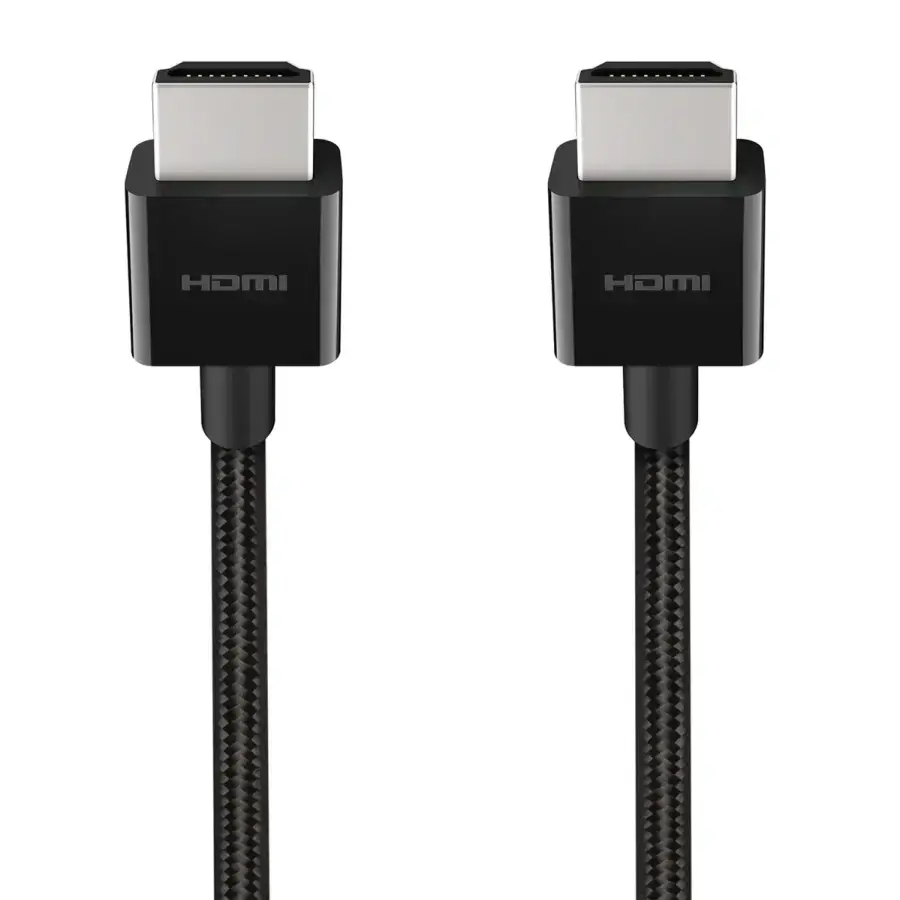 Кабель Belkin 8K Ultra High Speed HDMI 2.1 Braided Cable 1m - Black (AV10176bt1M-BLK)