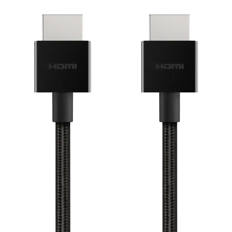 Кабель Belkin 8K Ultra High Speed HDMI 2.1 Braided Cable 1m - Black (AV10176bt1M-BLK)