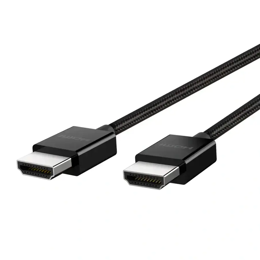 Кабель Belkin 8K Ultra High Speed HDMI 2.1 Braided Cable 2m - Black (AV10176BT2M-BLK)