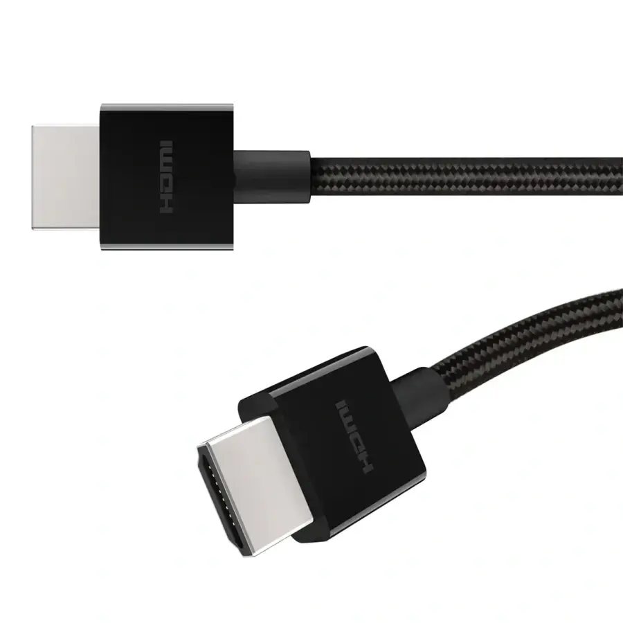 Кабель Belkin 8K Ultra High Speed HDMI 2.1 Braided Cable 2m - Black (AV10176BT2M-BLK)