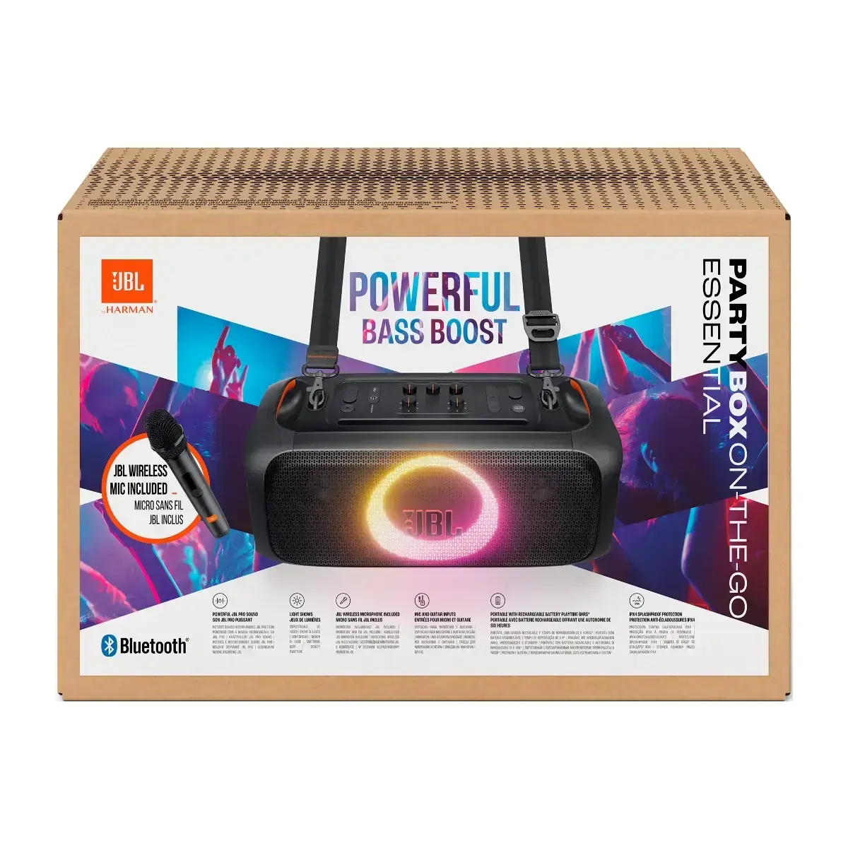 Колонка JBL PartyBox On-The-Go Essential (JBLPBOTGESEU)