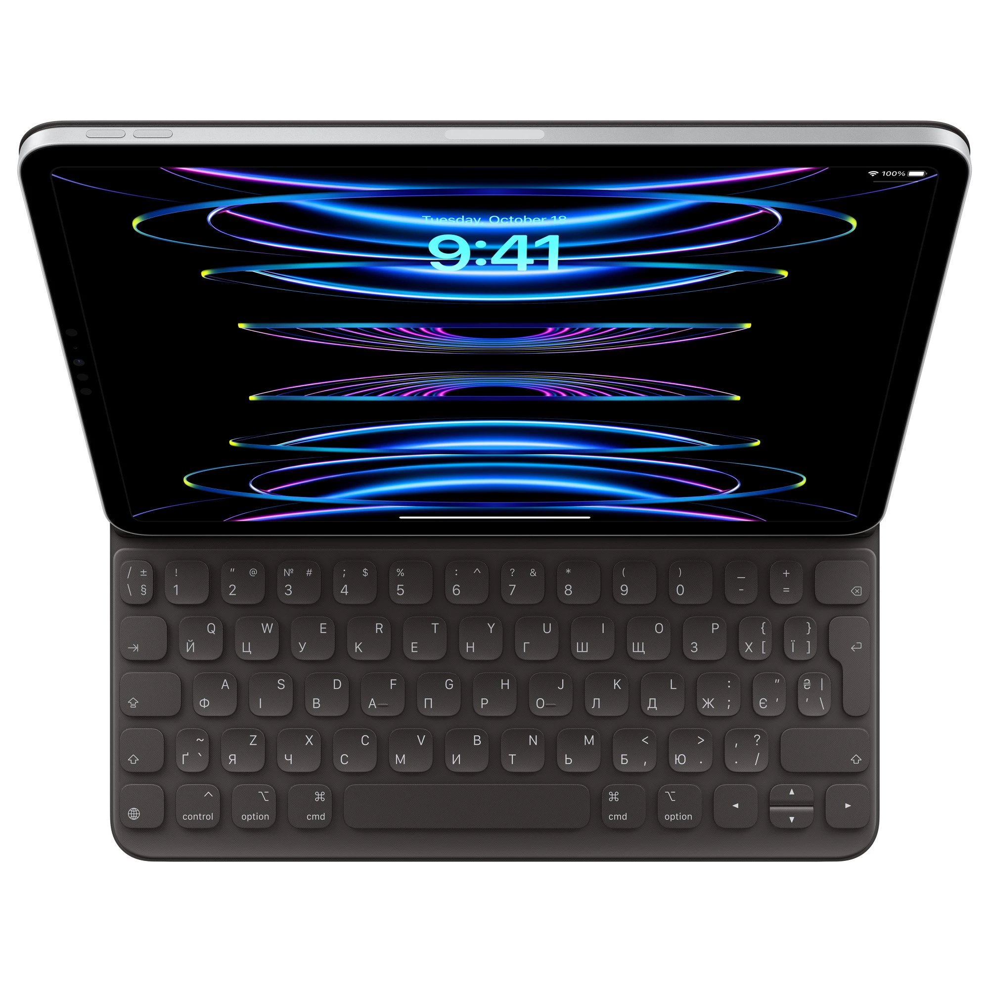 Apple Smart Keyboard Folio для iPad Pro 11-inch (2nd and 3rd generation) and iPad Air (4th generation) (MXNK2UA/A) | украинская раскладка