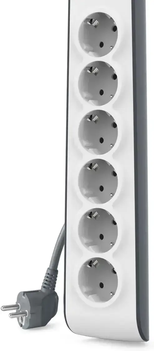 Сетевой фильтр-удлинитель Belkin 6-Outlet Surge Protector 2m, 6 розеток (BSV603vf2M)