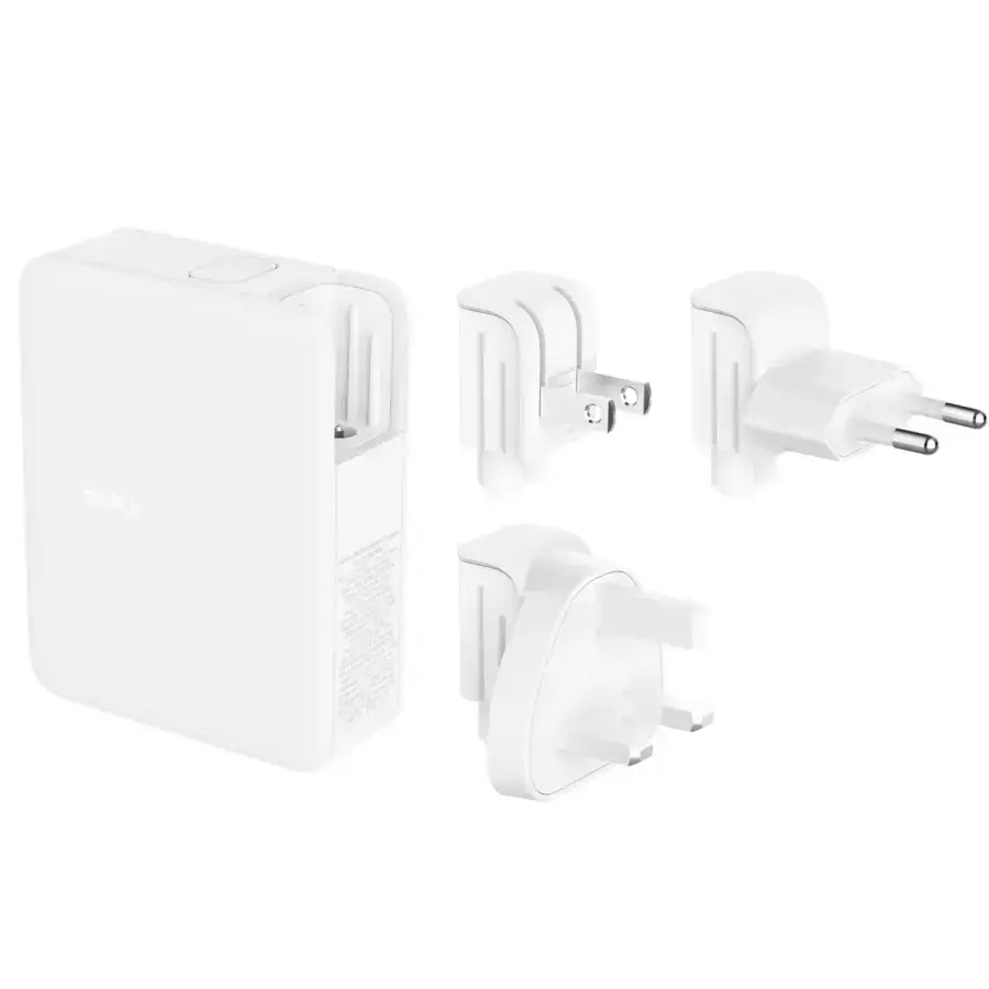 Мережевий зарядний пристрій Belkin BoostCharge Pro 140W 4-Port GaN Wall Charger (WCH014btWH)