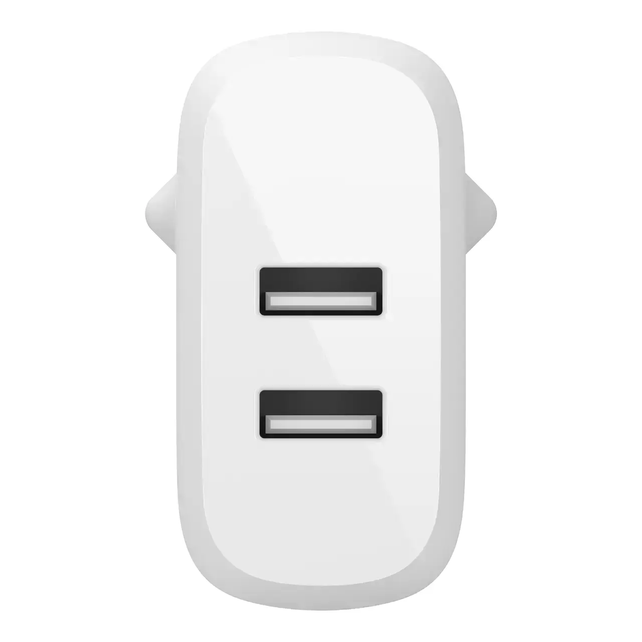 Мережевий зарядний пристрій з кабелем Belkin BoostCharge Dual USB-A Wall Charger 24W + USB-A to USB-C cable (WCE001VF1MWH)