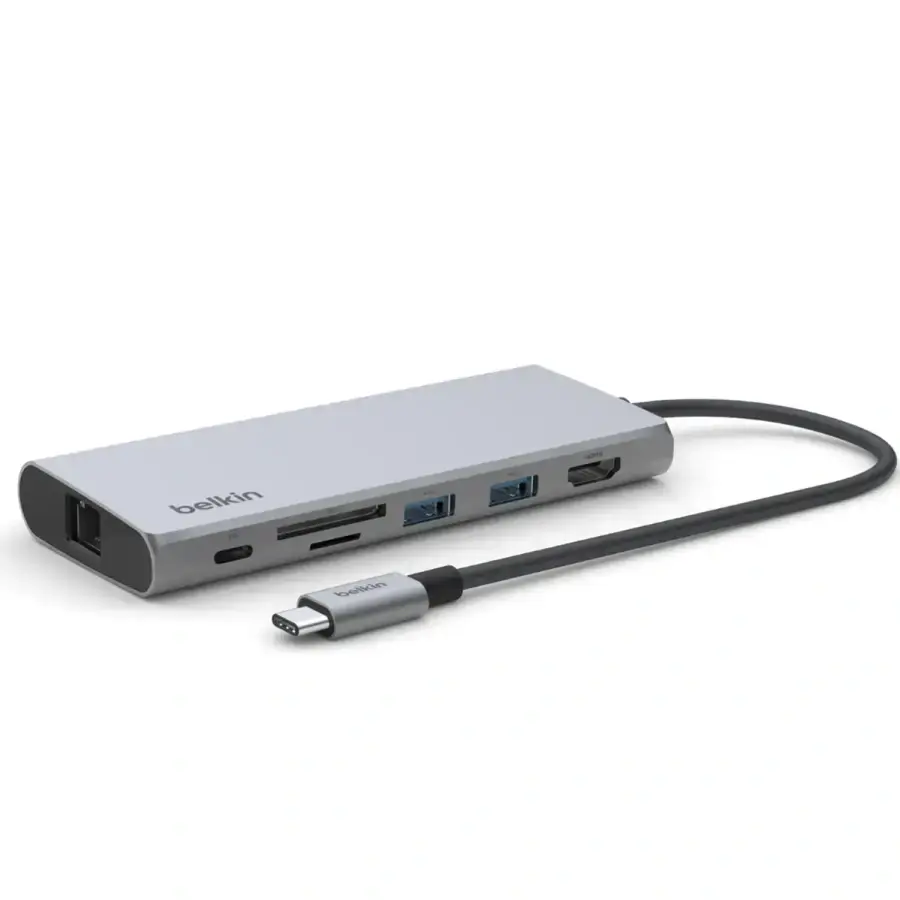 Мультипортовый адаптер Belkin Connect USB-C 7-in-1 Multiport Adapter (INC009btSGY)