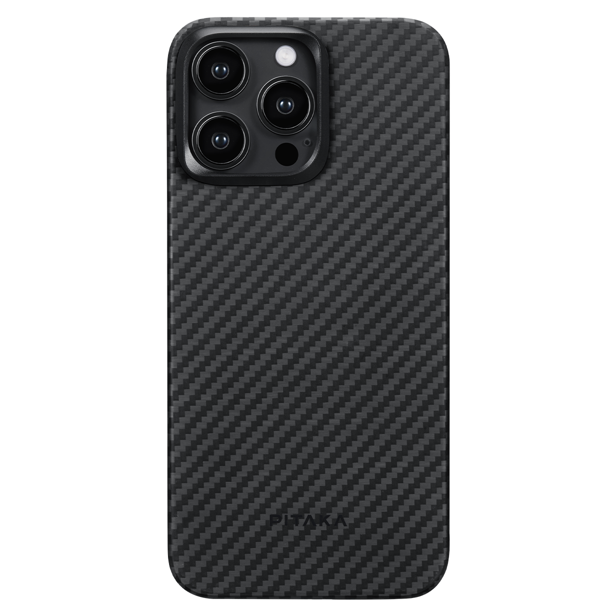 Чохол Pitaka MagEZ Case 4 Twill 1500D for iPhone 15 Pro Max - Black/Grey (KI1501PM)