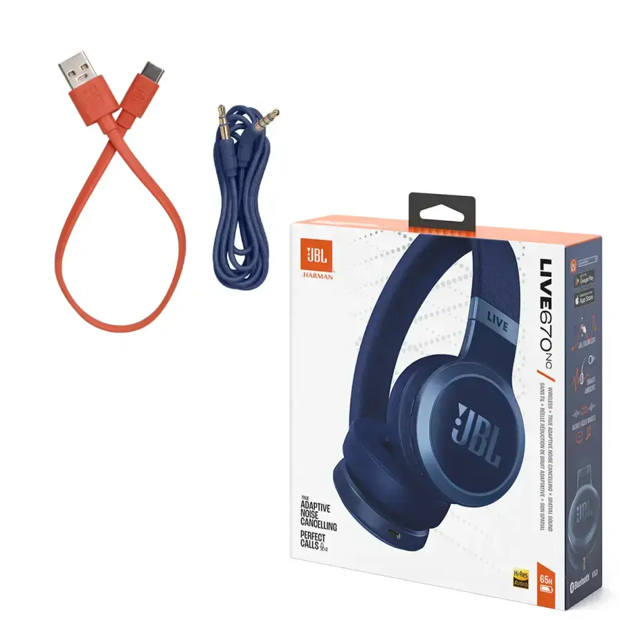 Навушники JBL Live 670NC - Blue (JBLLIVE670NCBLU)