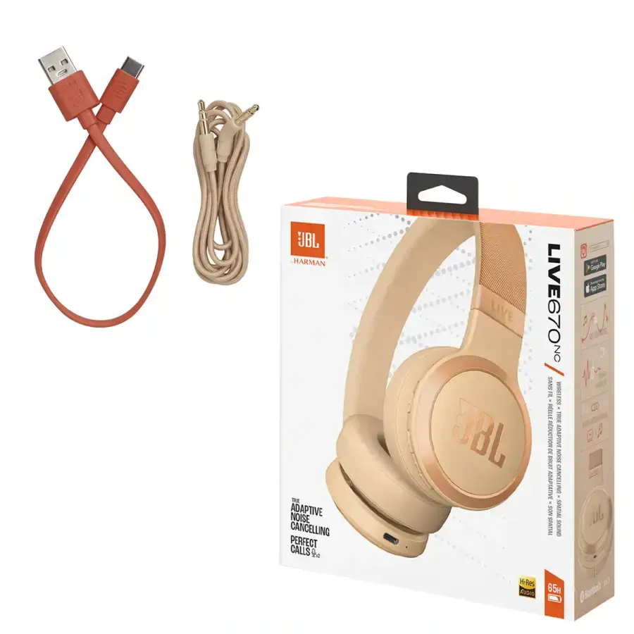 Наушники JBL Live 670NC - Sandstone (JBLLIVE670NCSAT)