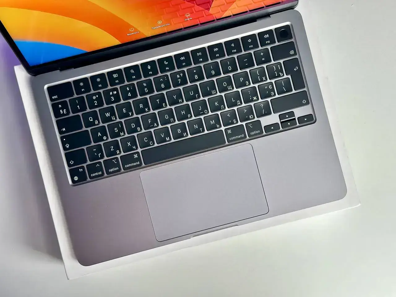 OPEN BOX MacBook Air 13.6" Space Gray 2022 (MLXX3) (M2/8GB/512SSD)🔋100% (Состояние - 10/10. Комплект - Полный | гарантия - 3 мес.) - Cycle 1