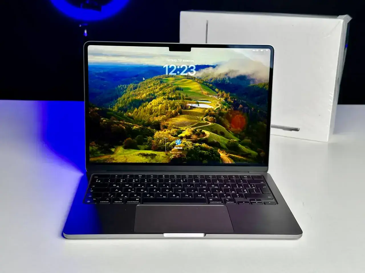 OPEN BOX MacBook Air 13.6" Space Gray 2022 (MLXX3)🔋100% (Состояние - 10/10. Комплект - Полный | гарантия - 3 мес.) - Cycle 2