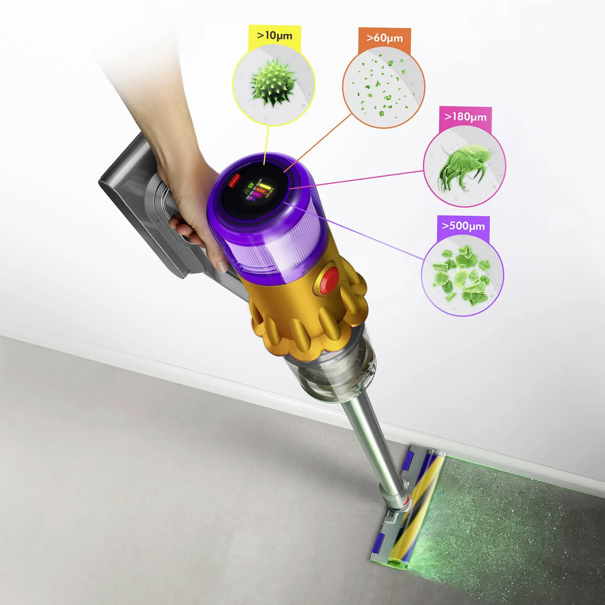 Пилосос Dyson V12 Detect Slim Absolute 2023 (448884-01)