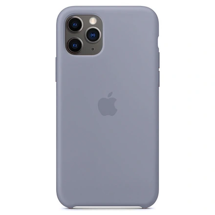 Чехол Apple iPhone 11 Silicone Case Lux Copy - Lavender Grey (MWYV2)