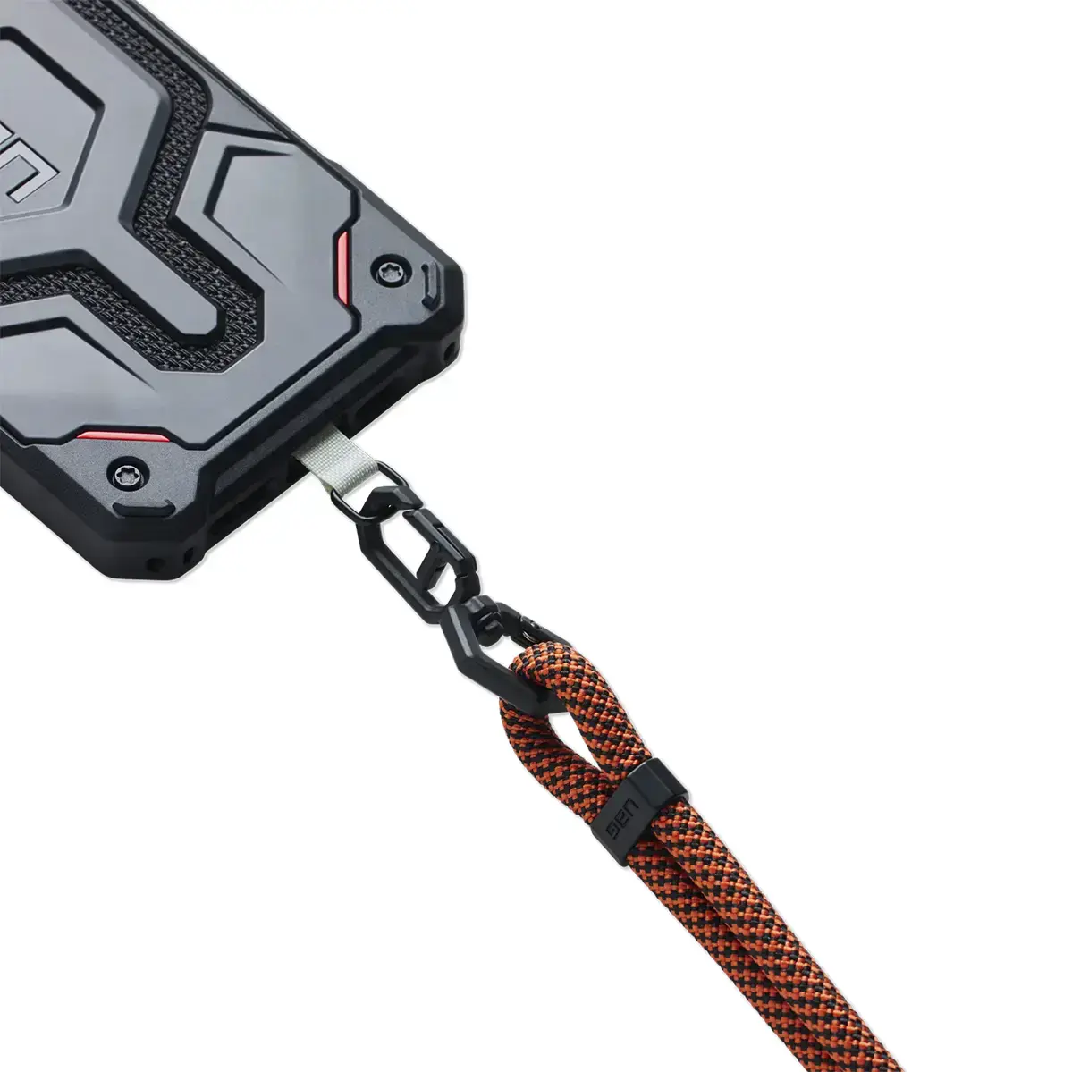Ремінець через плече для чохла UAG Civilian Clim Crossbody Lanyard 7mm - Rust/Black (964420119140)