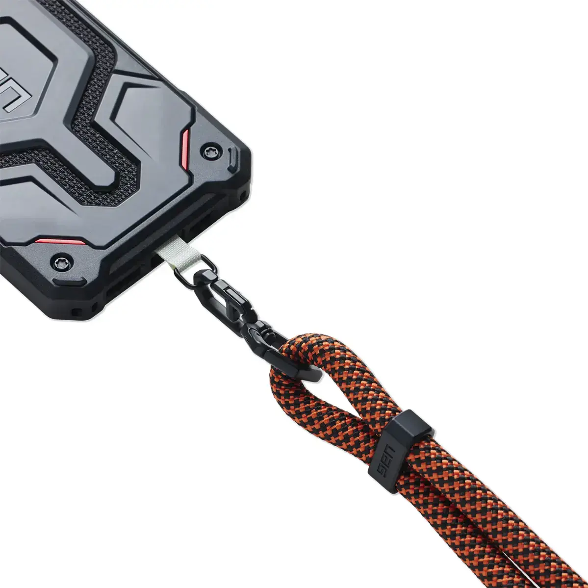 Ремінець через плече для чохла UAG Civilian Thick Crossbody Lanyard 10mm - Rust/Black (964371119140)