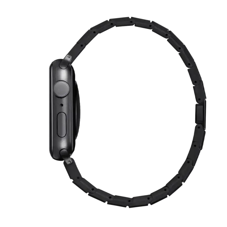 Ремінець Pitaka Carbon Fiber Watch Band Retro Black/Grey for Apple Watch 49/45/44mm (AWB2311, AWB1004)