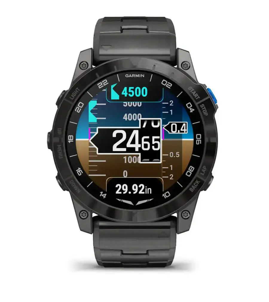 Смарт-годинник Garmin D2 Mach 1 Pro with Vented Titanium Bracelet (010-02804-80/81)