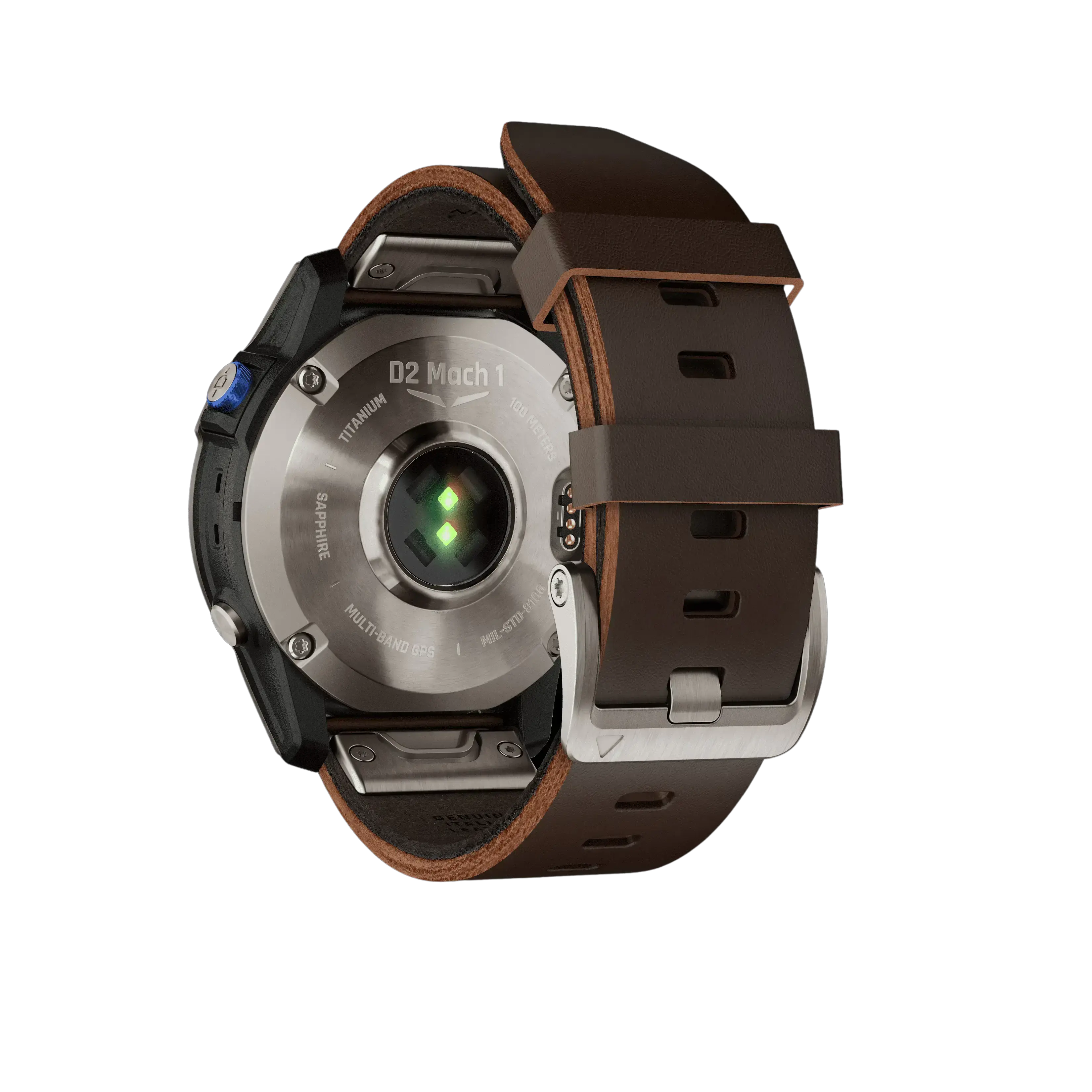 Смарт-годинник Garmin D2™ Mach 1 with Oxford Brown Leather Band (010-02582-54/55)