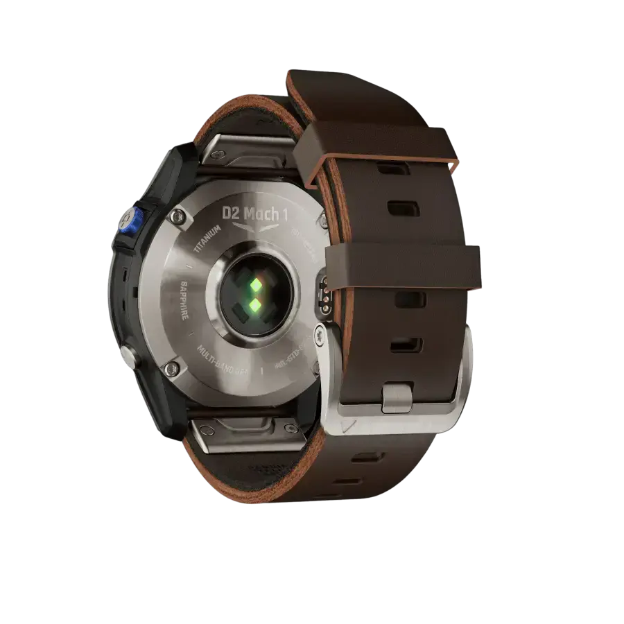 Смарт-годинник Garmin D2™ Mach 1 with Oxford Brown Leather Band (010-02582-54/55)