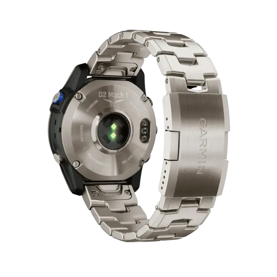 Смарт-годинник Garmin D2 Mach 1 Aviator Smartwatch with Vented Titanium Bracelet (010-02582-50/51)