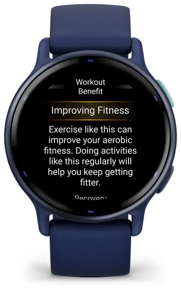Смарт-часы Garmin Vivoactive 5 Metallic Navy Aluminum Bezel with Navy Case and Silicone Band (010-02862-12)