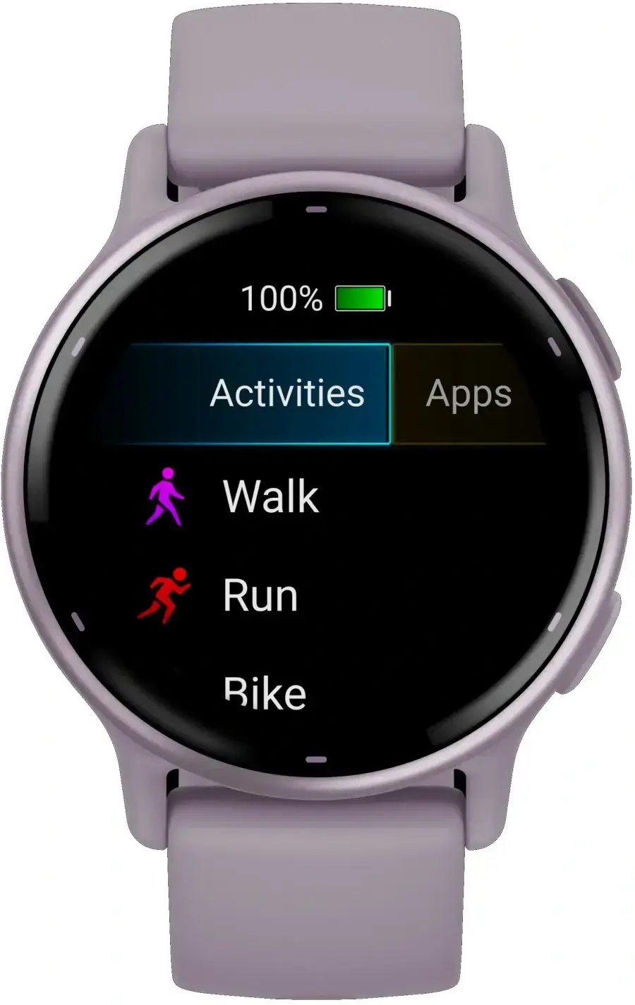 Смарт-годинник Garmin Vivoactive 5 Metallic Orchid Aluminum Bezel with Orchid Case and Silicone Band (010-02862-13)