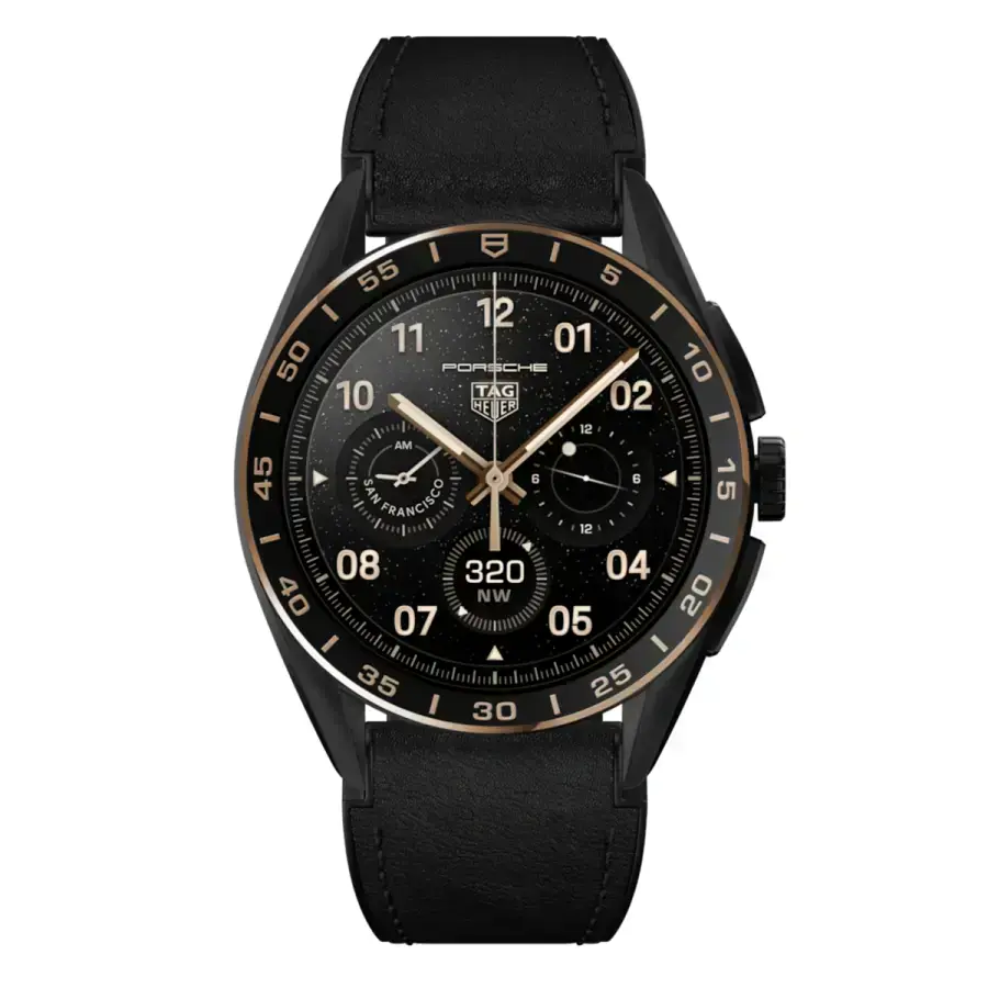 Смарт-годинник TAG HEUER CONNECTED Calibre E4 Bright Black Edition - 45 mm Titanium (SBR8A83.BT6302)
