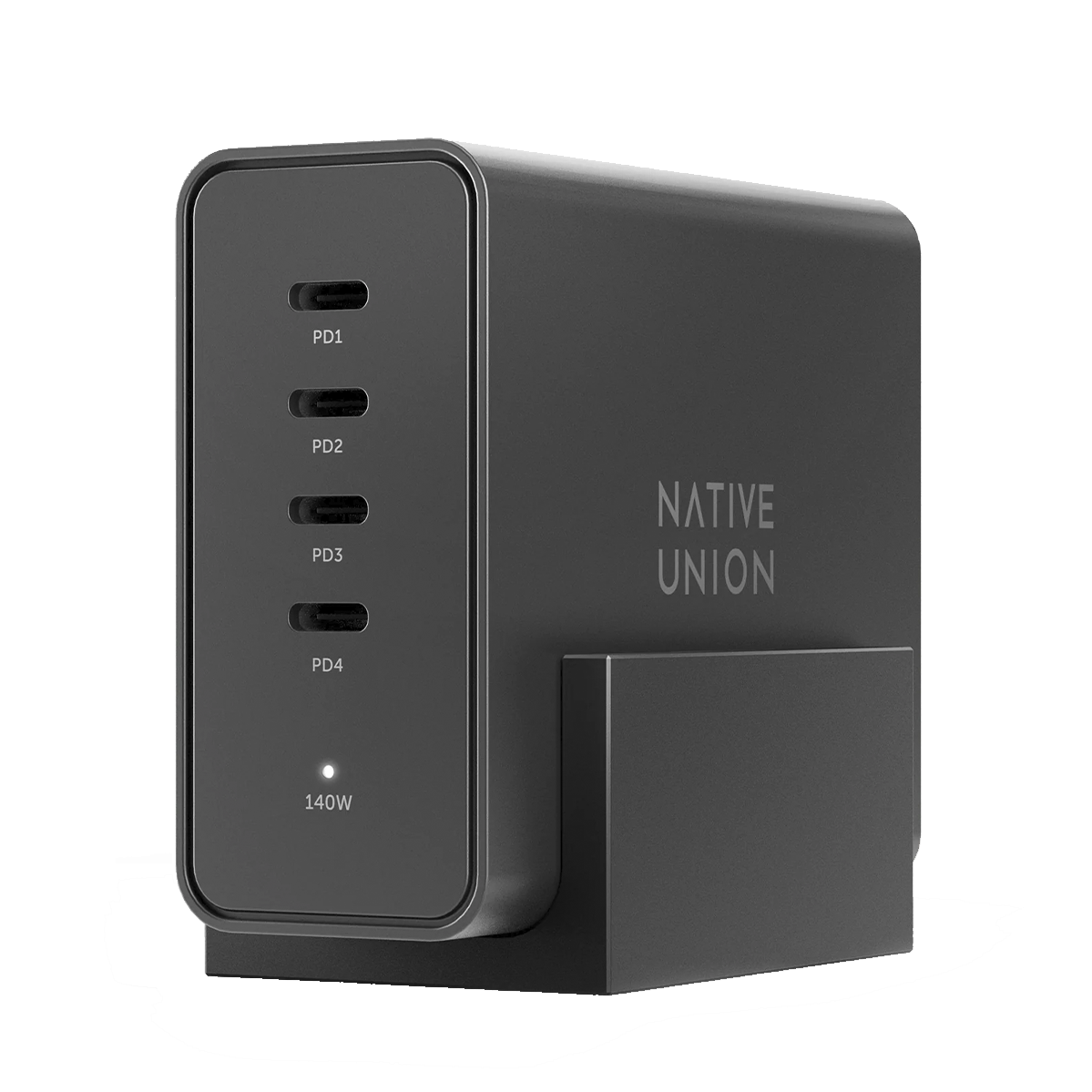 Сетевое зарядное устройство для Native Union Fast GaN Charger PD 140W Desktop USB-C 4-Port - Black (FAST-PD140-BLK-EU)