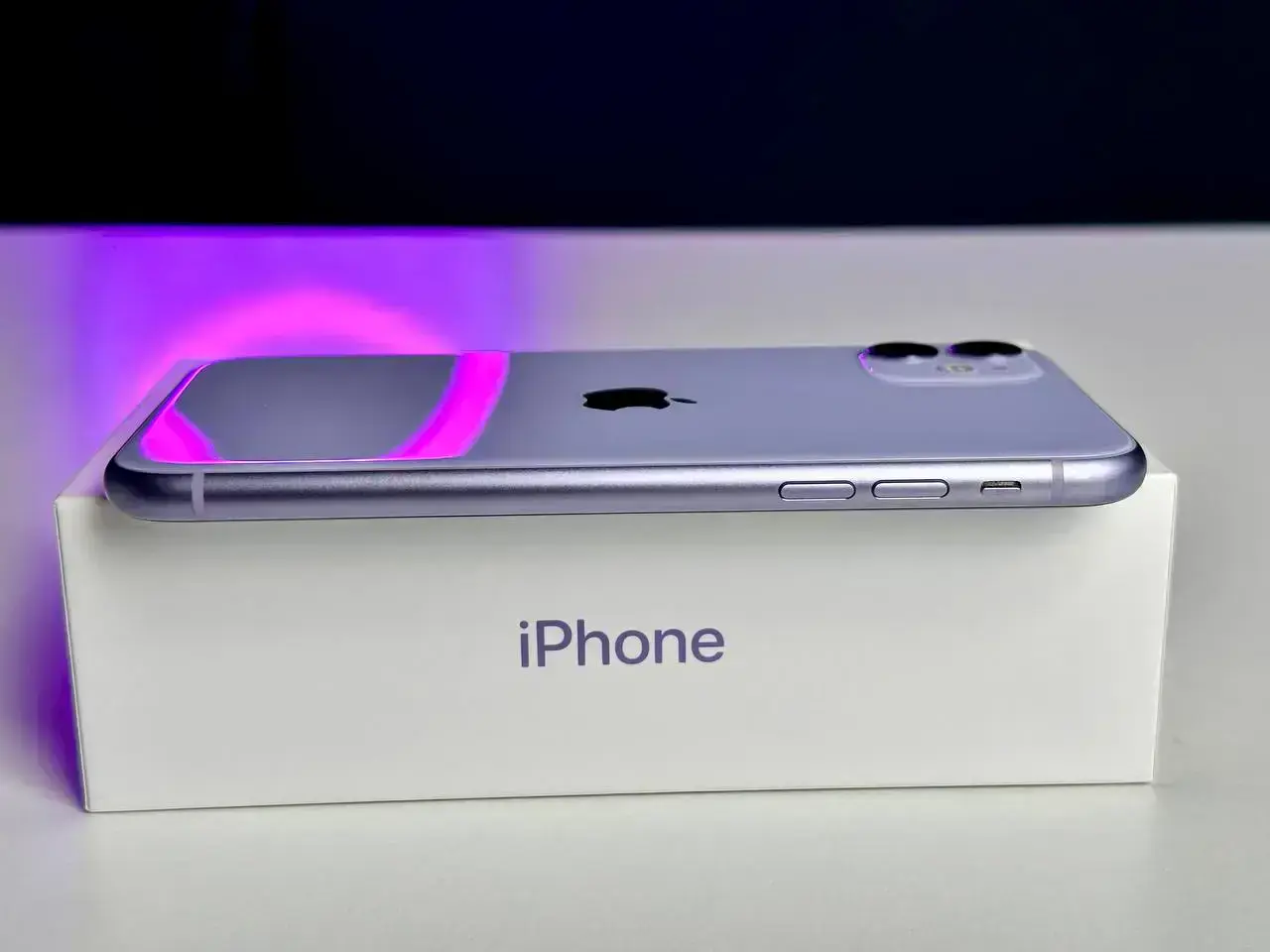 USED Apple iPhone 11 128GB Purple (MWLJ2)🔋100%(Состояние - 9.9/10, Комплект - Полный | гарантия - 1 мес.)