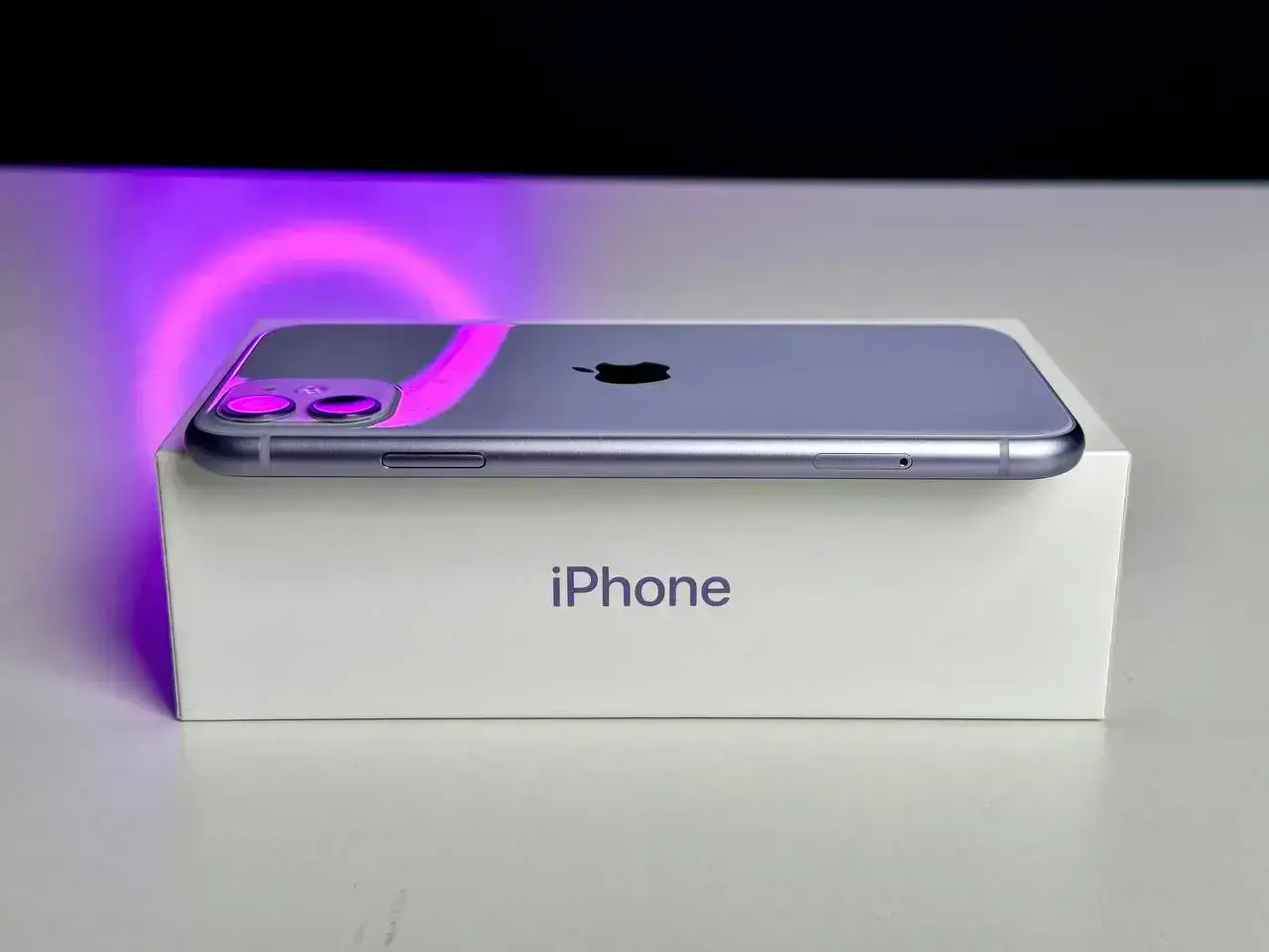USED Apple iPhone 11 128GB Purple (MWLJ2)🔋100%(Состояние - 9.9/10, Комплект - Полный | гарантия - 1 мес.)
