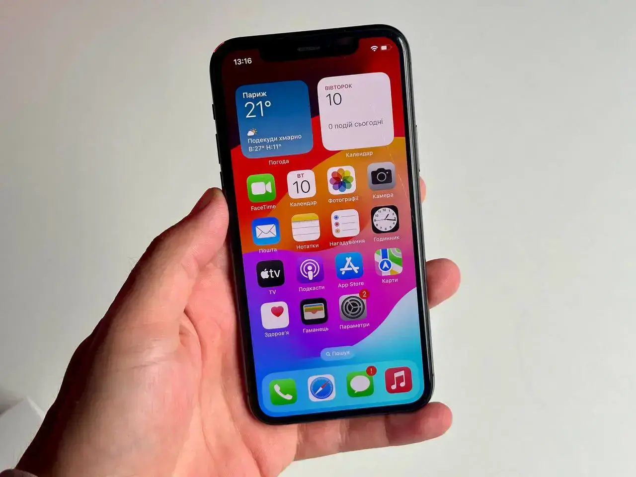 USED Apple iPhone 11 Pro 256GB Space Gray (MWCM2)🔋100%(Стан - 8/10, Комплект - iPhone | гарантія - 1 міс.)