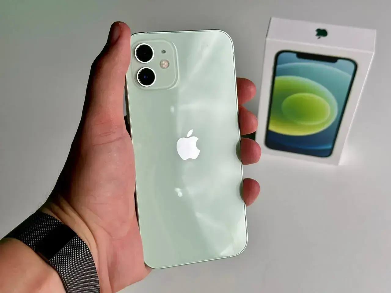 USED Apple iPhone 12 128GB Green (MGHG3, MGJF3)🔋86%(Стан - 10/10, Комплект - повний | гарантія - 1 міс.)
