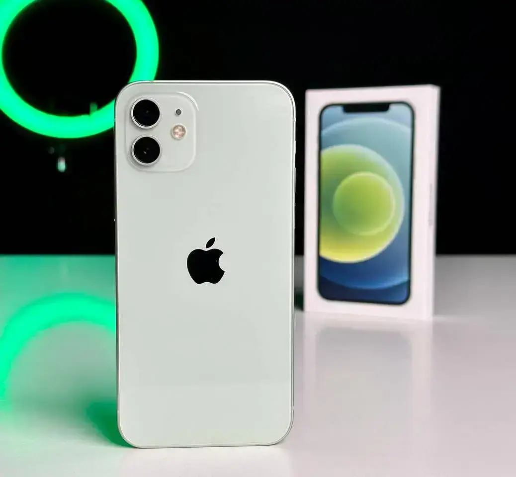 USED Apple iPhone 12 128GB Green (MGHG3, MGJF3)🔋87%(Стан - 10/10, Комплект - Повний | гарантія - 1 міс.)