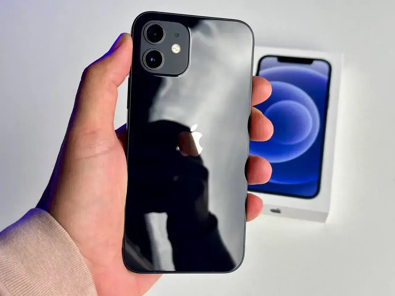 USED Apple iPhone 12 64GB Black (MGH63, MGJ53)🔋100%(Стан - 9/10, Комплект - повний | гарантія - 1 міс.)