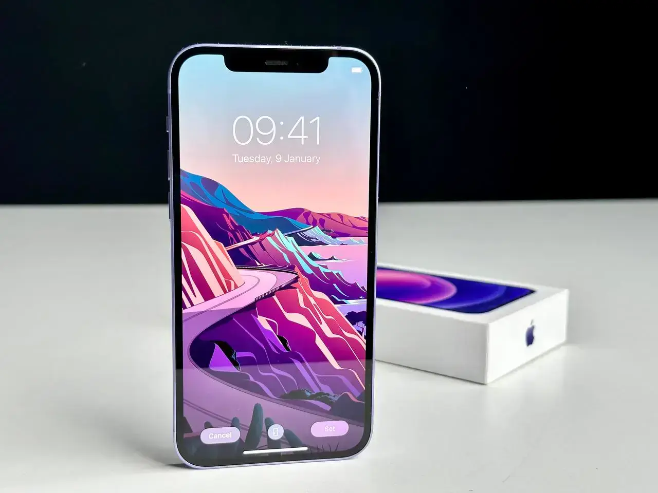 USED Apple iPhone 12 64GB Purple (MJNM3)🔋100%(Стан - 9.9/10, Комплект - повний | гарантія - 1 міс.)