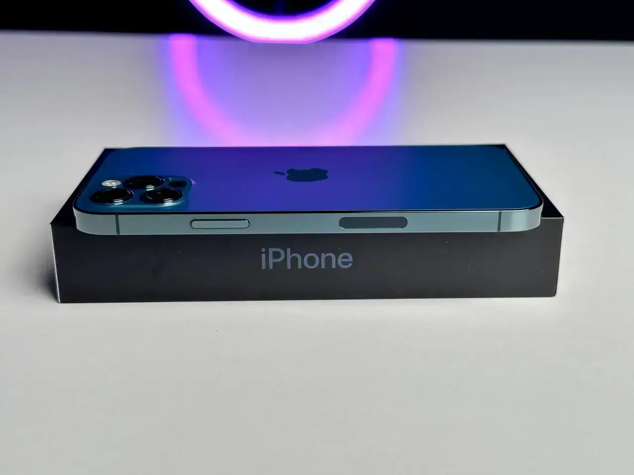 USED Apple iPhone 12 Pro 128GB Pacific Blue (MGLR3, MGMN3)🔋87%(Стан - 9.5/10, Комплект - Повний | гарантія - 1 міс.)