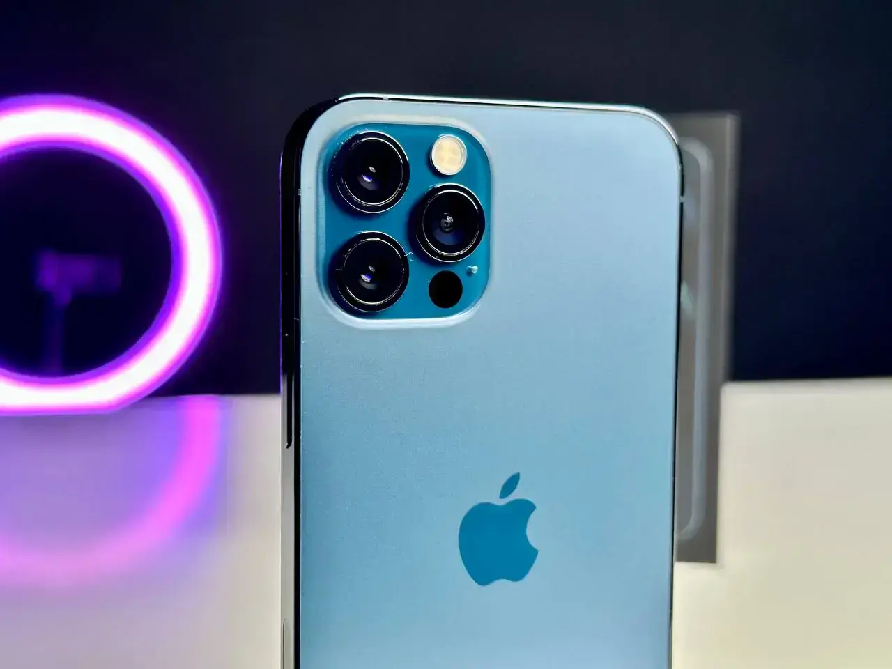 USED Apple iPhone 12 Pro 128GB Pacific Blue (MGLR3, MGMN3)🔋87%(Стан - 9.5/10, Комплект - Повний | гарантія - 1 міс.)